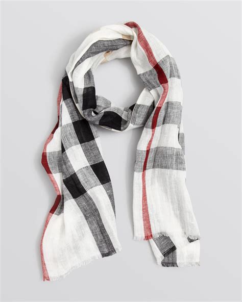 burberry check print cotton scarf|burberry exploded check scarf.